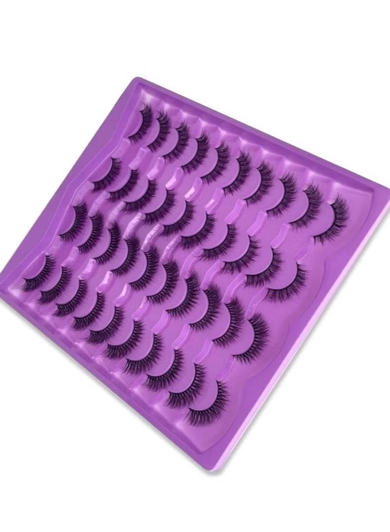 Shein MagiFly 20 Pairs Assorted Thick Curly Fluffy Eyelashes - Image 4